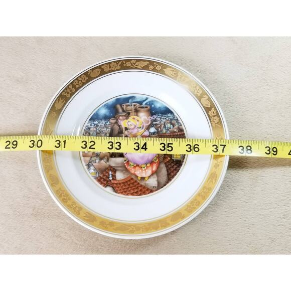 Royal Copenhagen Wall Decor Plate 1975 Shepherdess Hans Christian Andersen Vtg - Picture 12 of 12